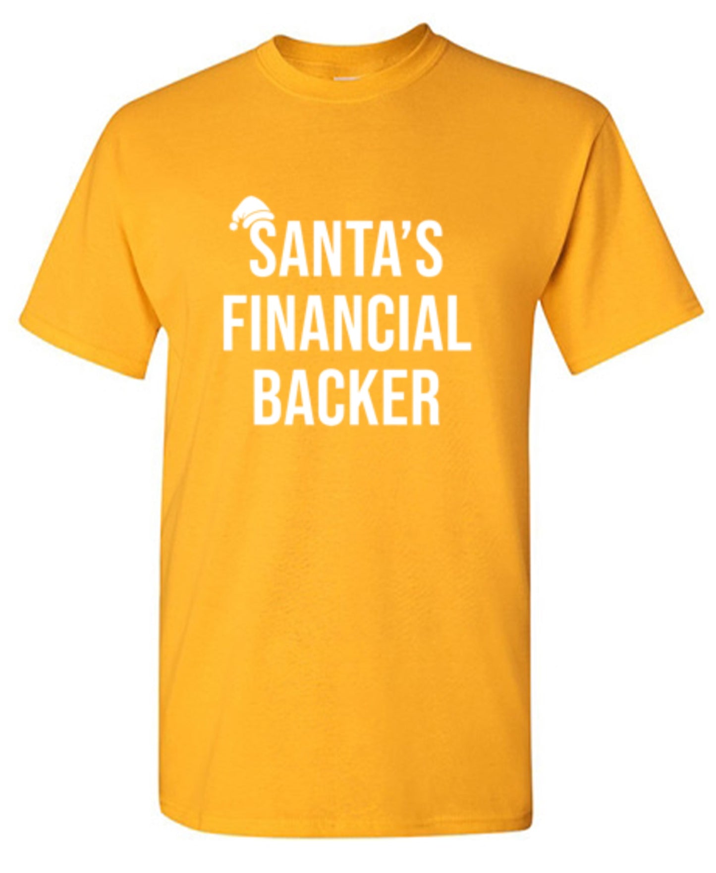 Funny T-Shirts design "Santa's Financial Backer"
