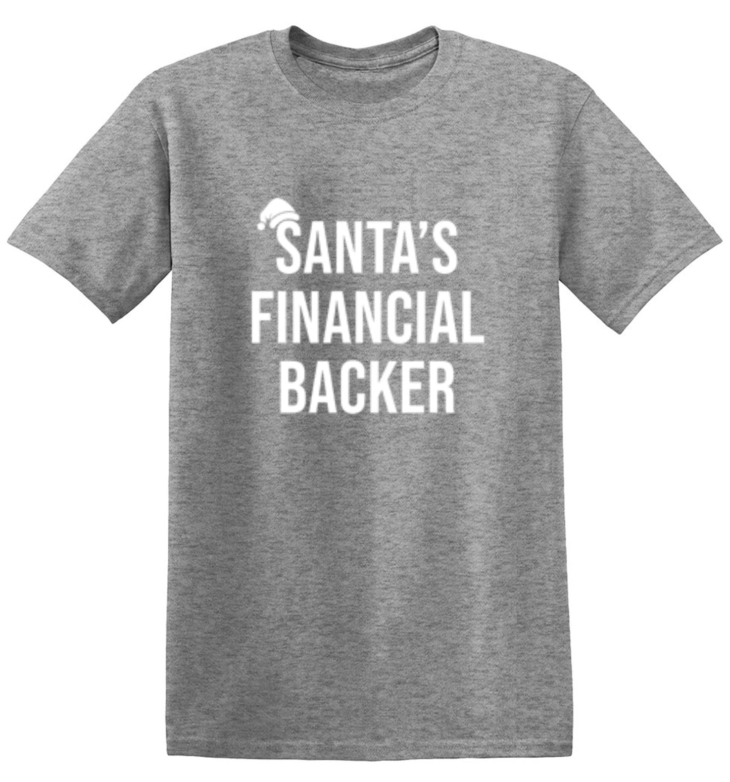 Funny T-Shirts design "Santa's Financial Backer"