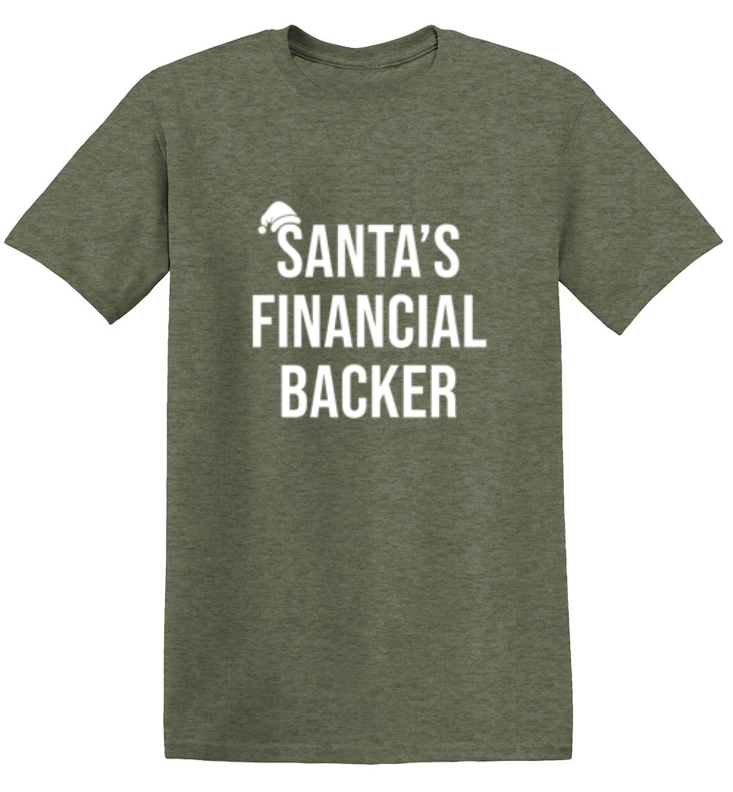 Funny T-Shirts design "Santa's Financial Backer"