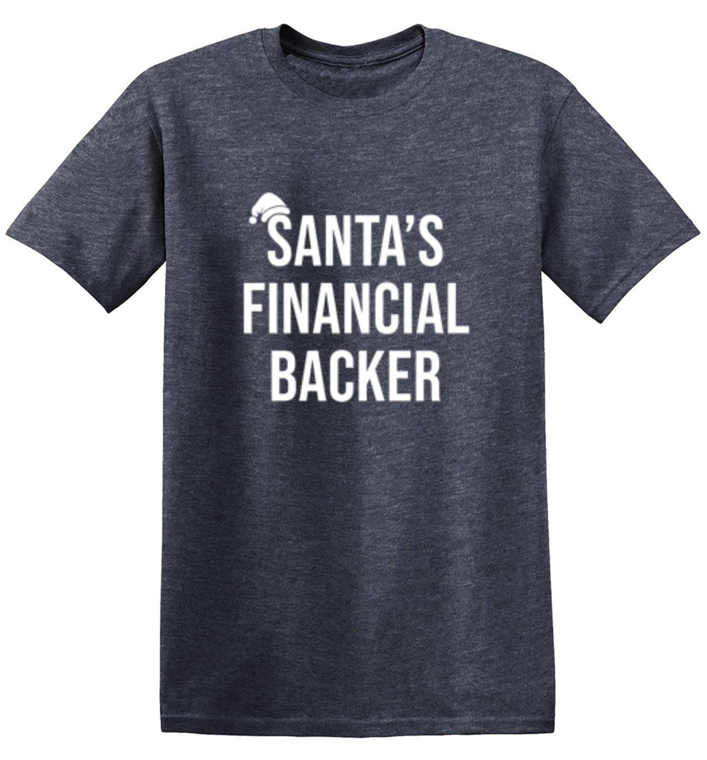 Funny T-Shirts design "Santa's Financial Backer"