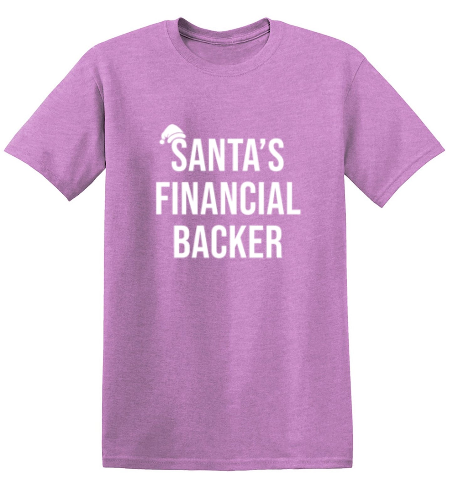 Funny T-Shirts design "Santa's Financial Backer"