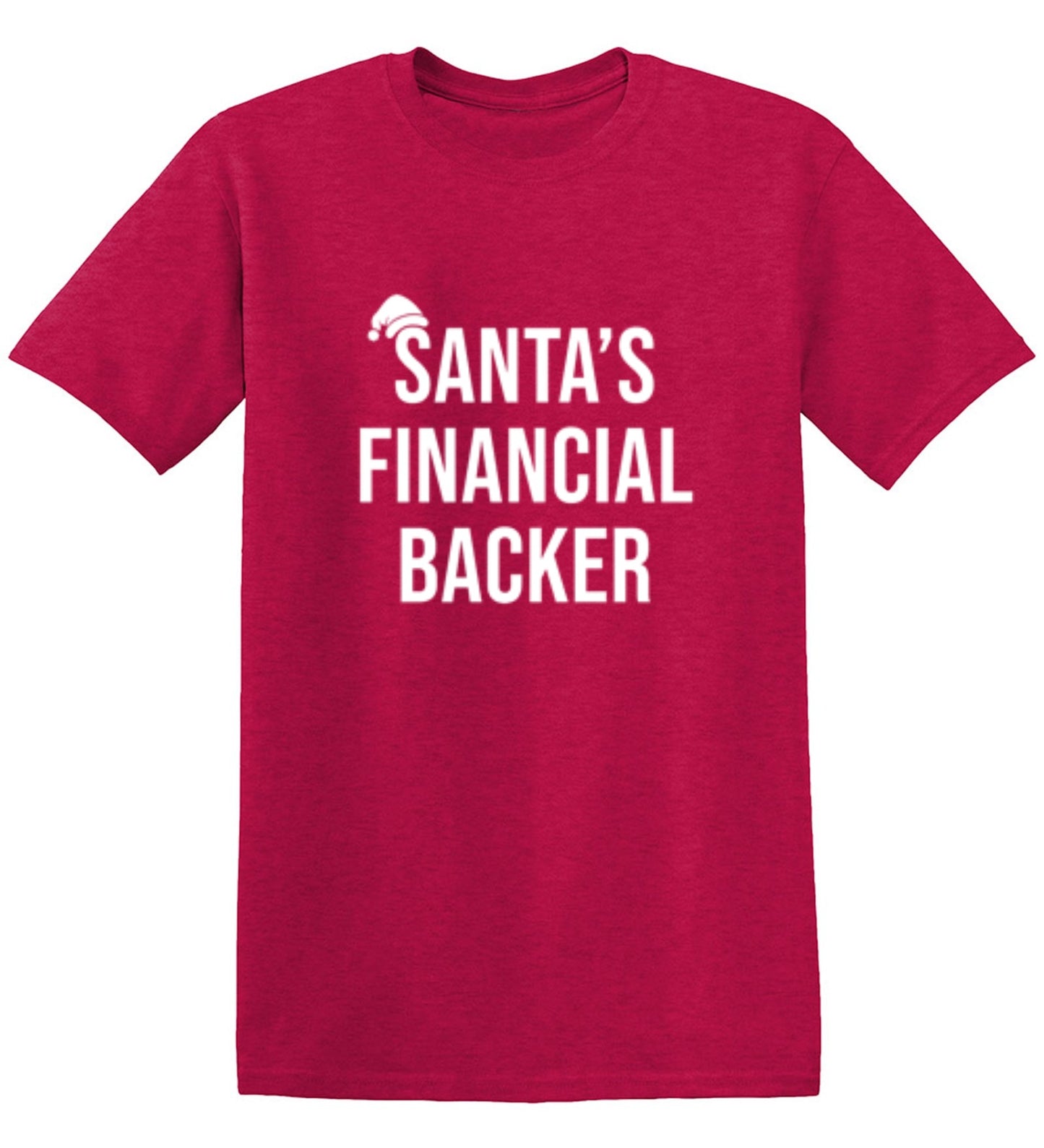 Funny T-Shirts design "Santa's Financial Backer"