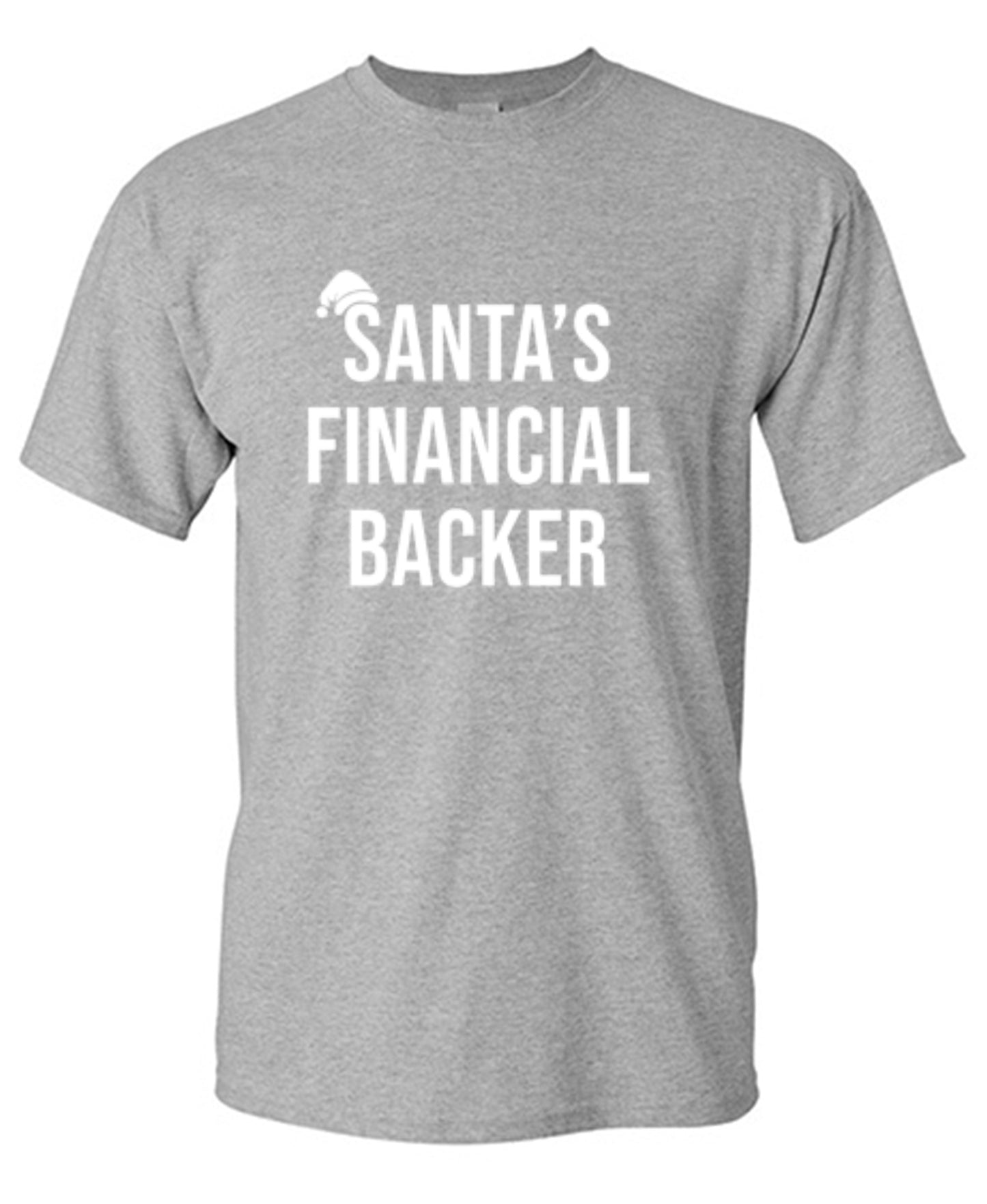 Funny T-Shirts design "Santa's Financial Backer"