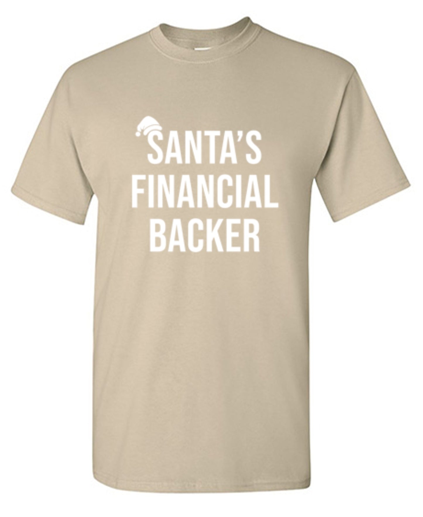 Funny T-Shirts design "Santa's Financial Backer"