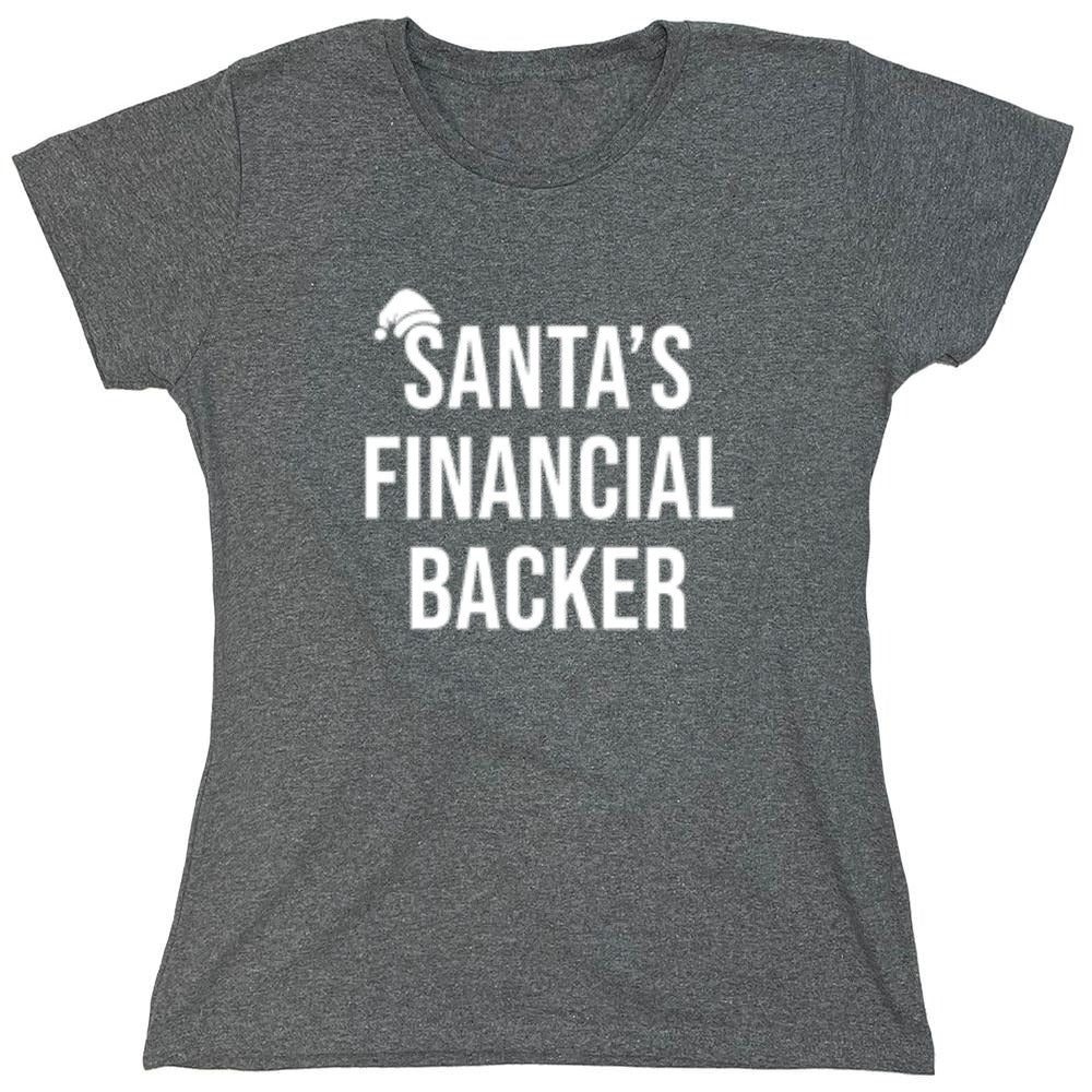 Funny T-Shirts design "Santa's Financial Backer T-Shirts - Womens"