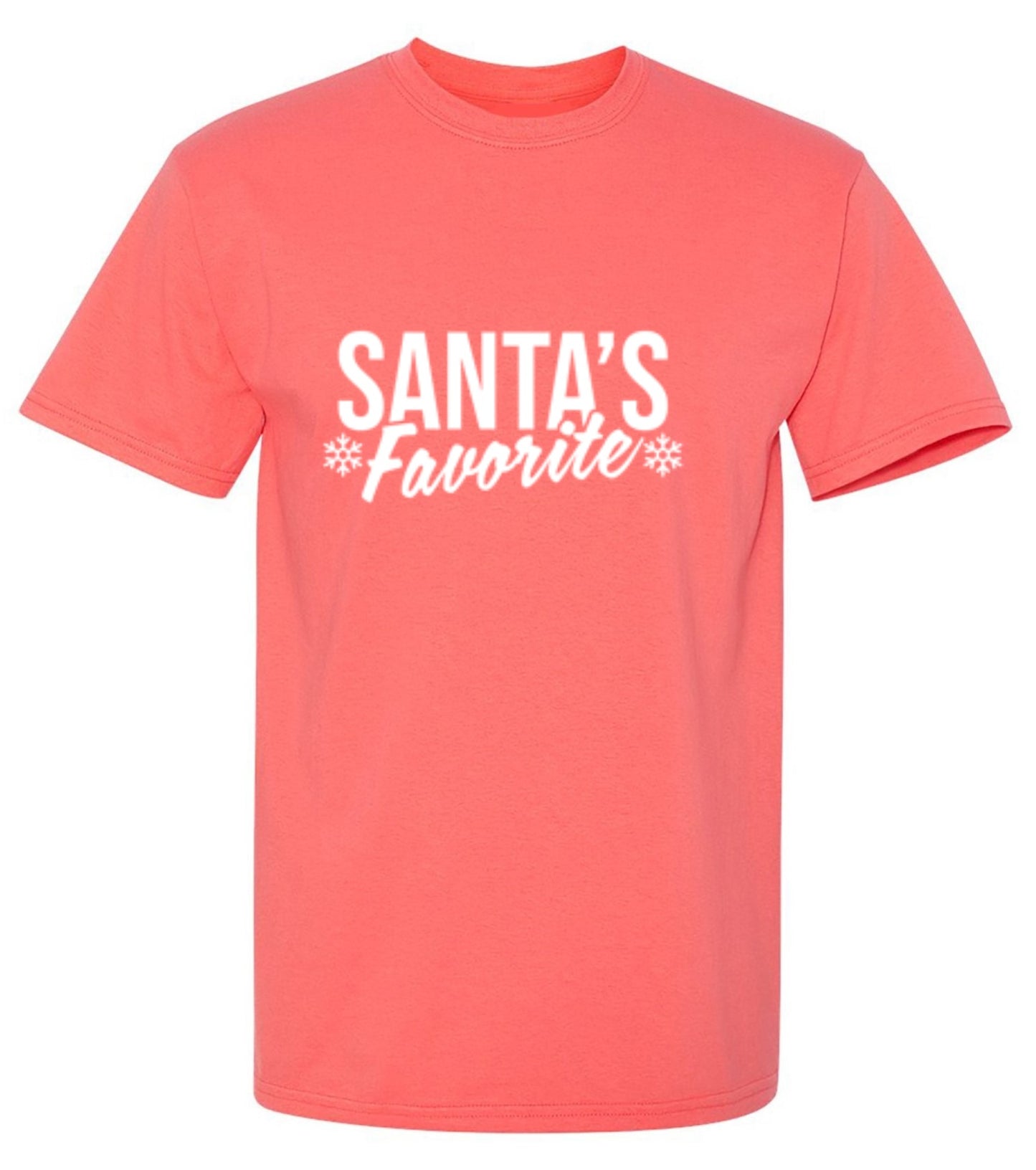 Funny T-Shirts design "Santa's Favorite T-Shirt - Tall Tee"