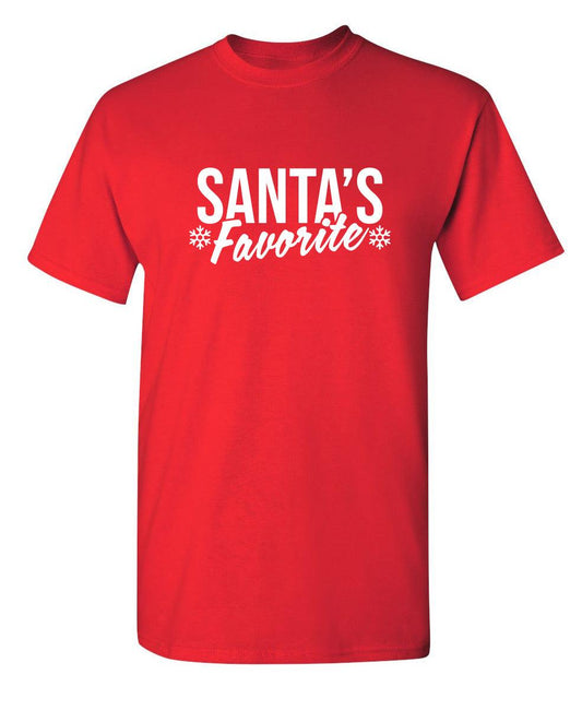 Funny T-Shirts design "Santa's Favorite T-Shirt"
