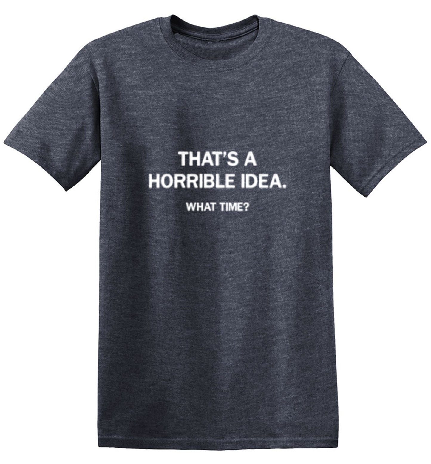 Funny T-Shirts design "Just Because It's A Bad Idea Doesn't Mean It's Not Going To Be A Good Time"