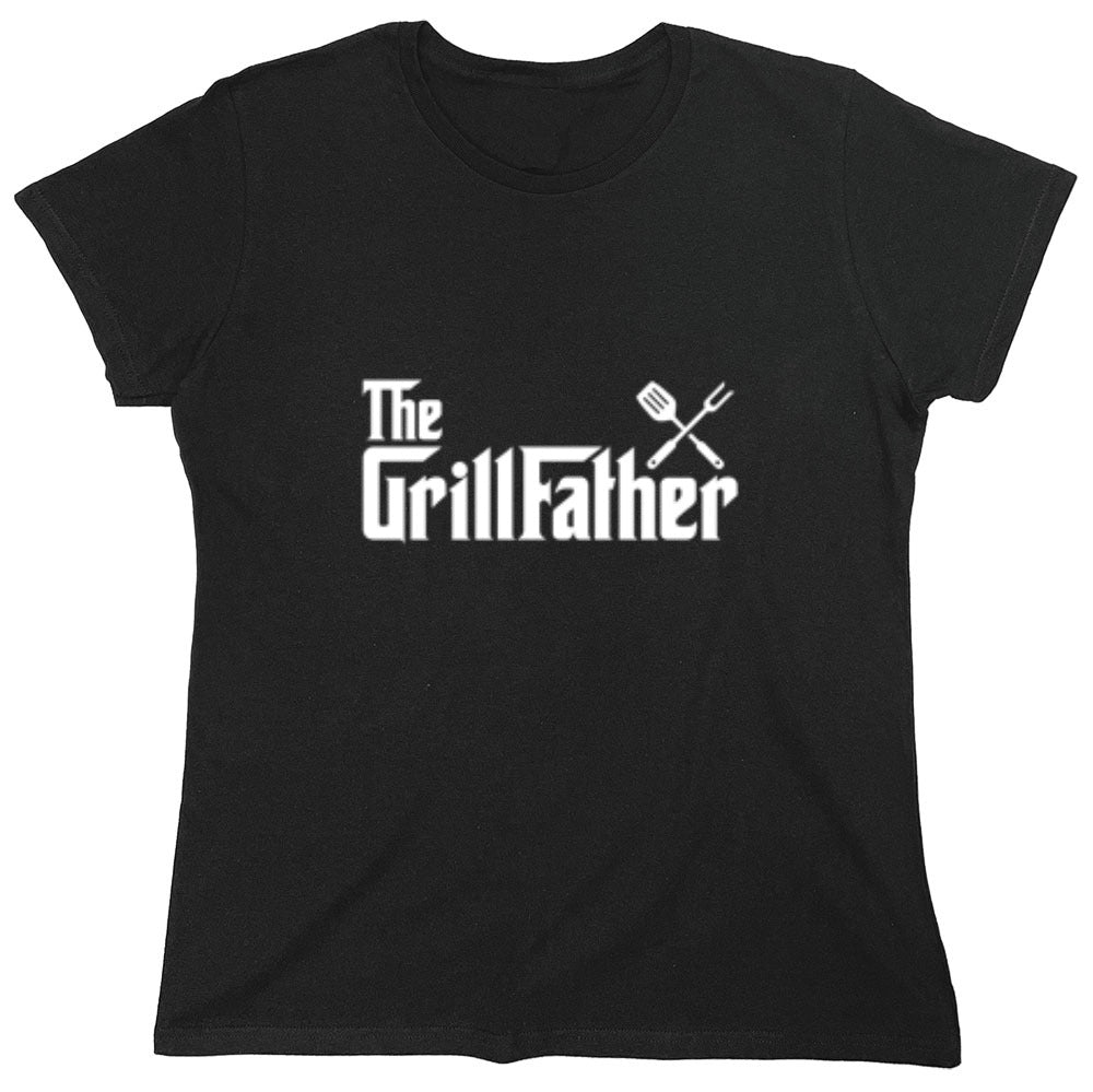 Funny T-Shirts design "The GrillFather - Womens"