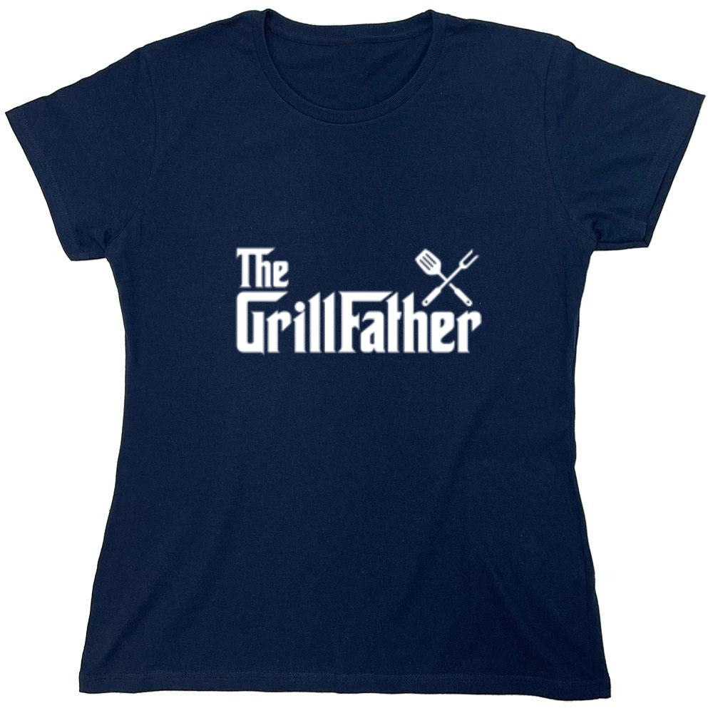Funny T-Shirts design "The GrillFather - Womens"