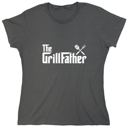 Funny T-Shirts design "The GrillFather - Womens"
