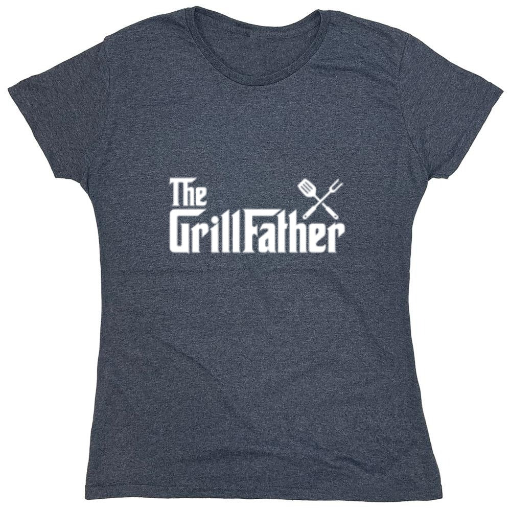 Funny T-Shirts design "The GrillFather - Womens"