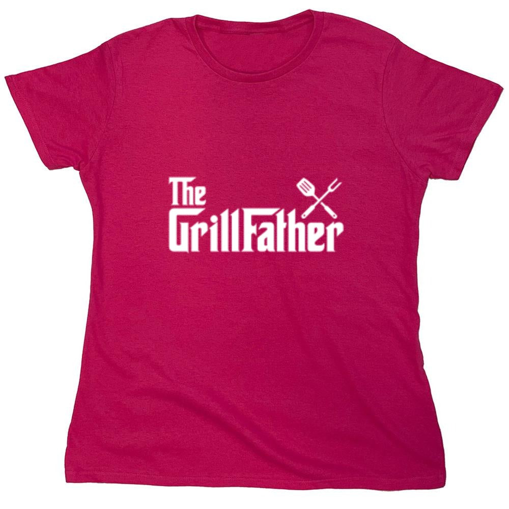 Funny T-Shirts design "The GrillFather - Womens"
