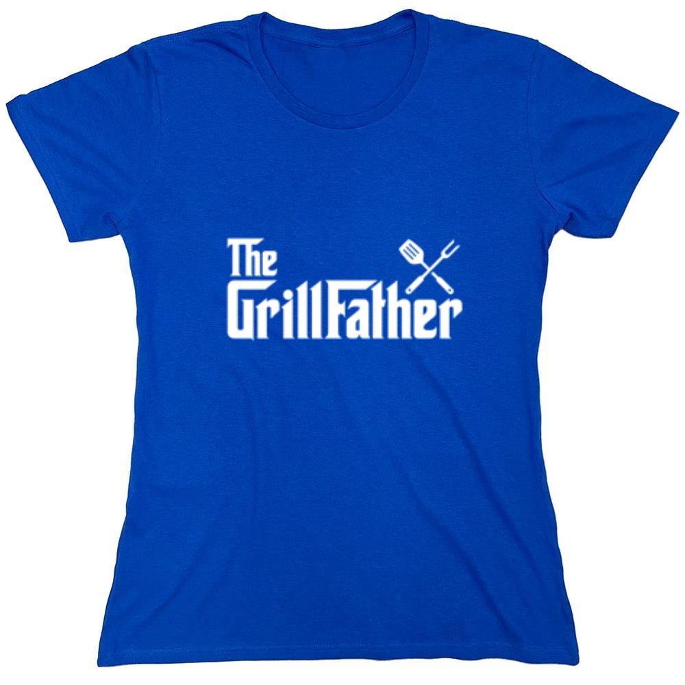 Funny T-Shirts design "The GrillFather - Womens"