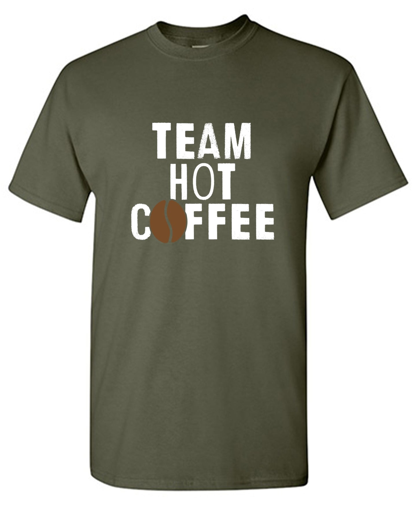 Funny T-Shirts design "Team Hot Coffee, T-Shirt"