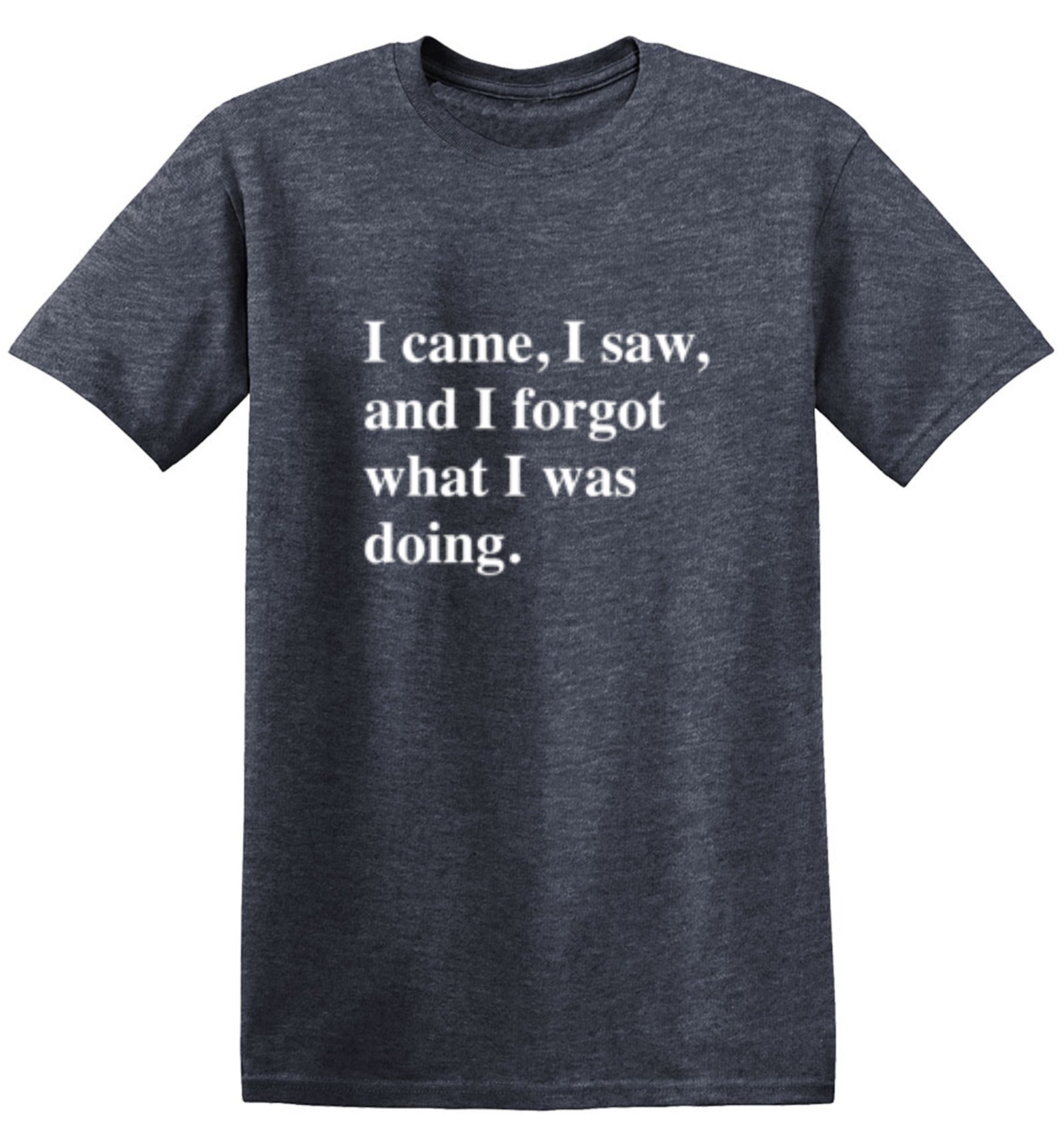 Funny T-Shirts design "I Came, I Saw, I Forgot What I Was Doing"