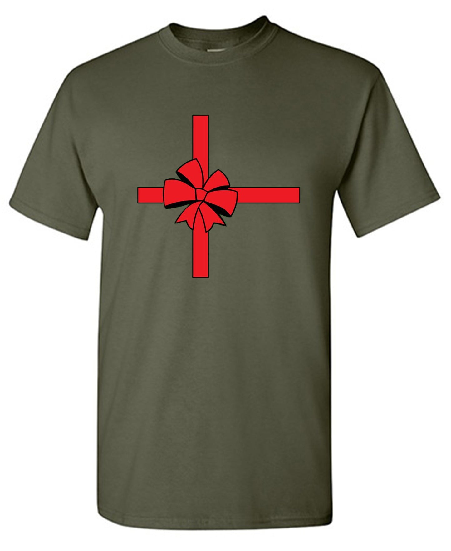 Funny T-Shirts design "Christmas Bow"