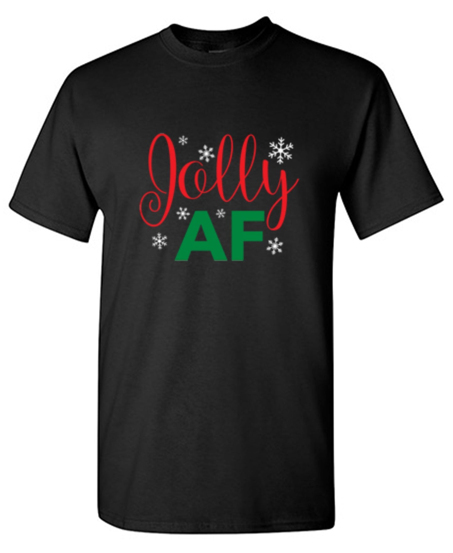 Funny T-Shirts design "Jolly AF"