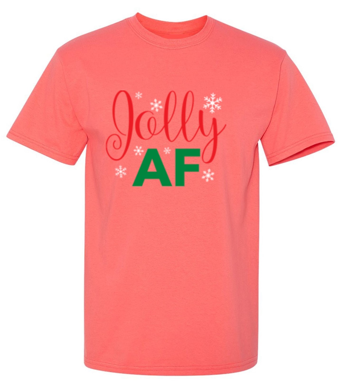 Funny T-Shirts design "Jolly AF"