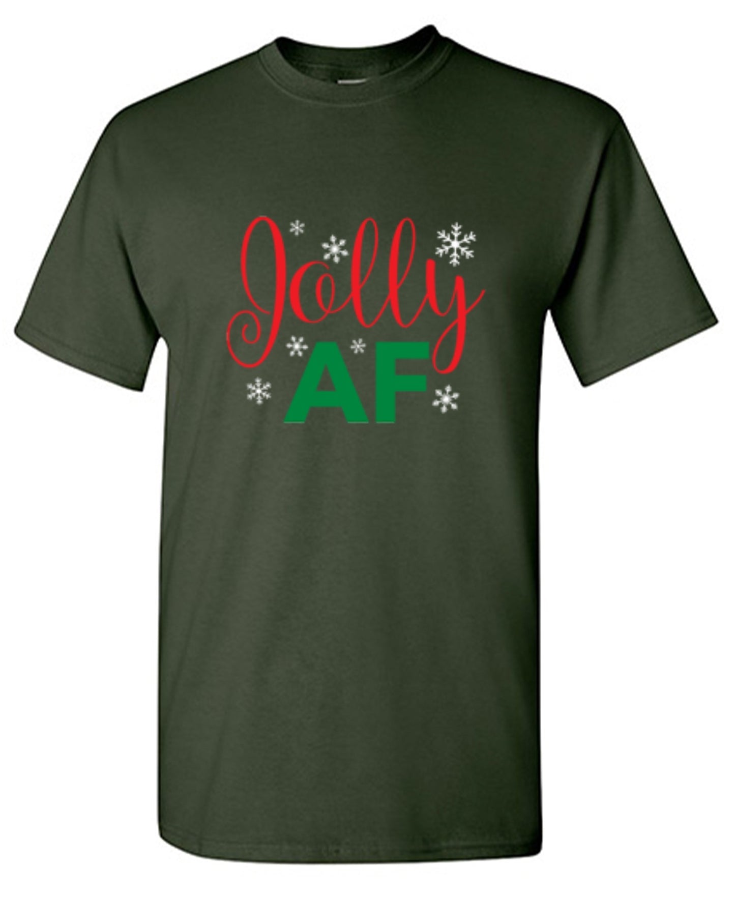 Funny T-Shirts design "Jolly AF"