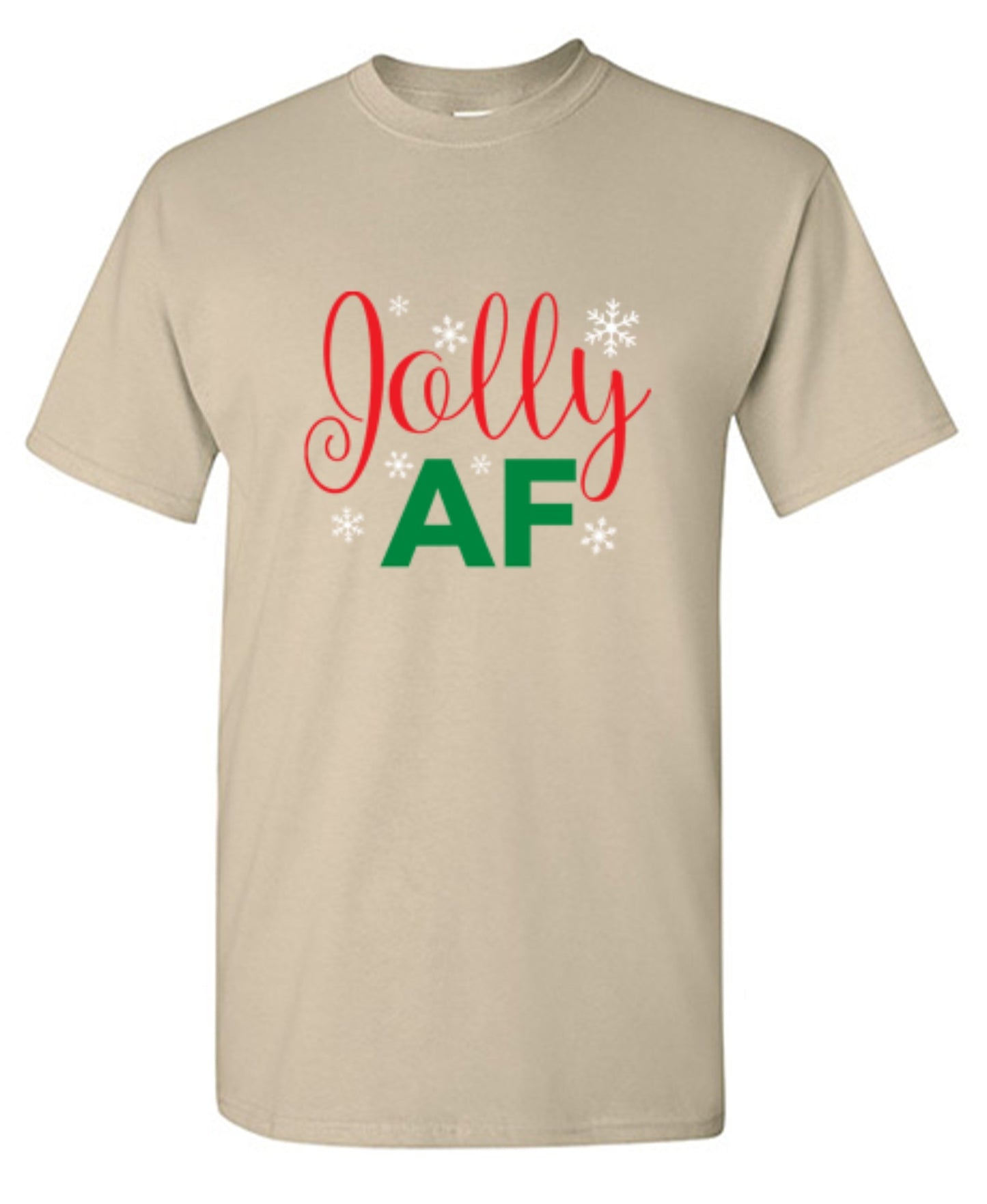 Funny T-Shirts design "Jolly AF"