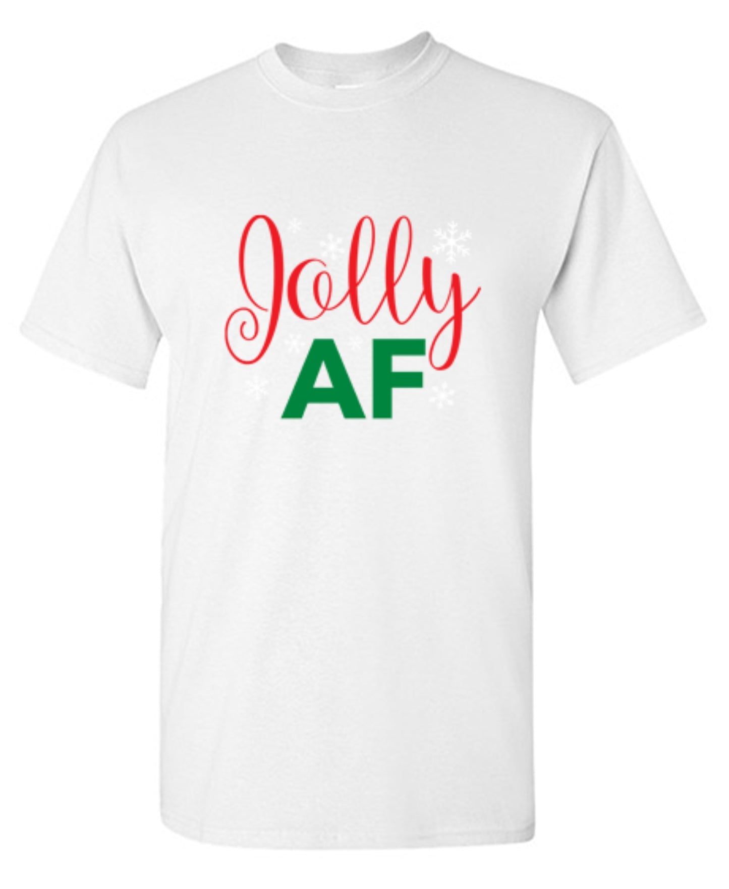 Funny T-Shirts design "Jolly AF"