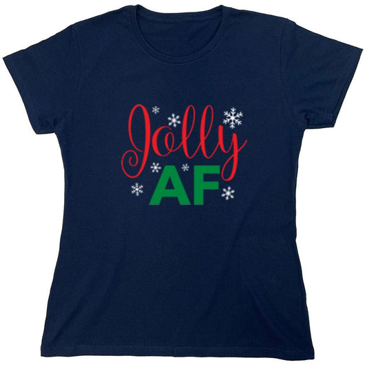 Funny T-Shirts design "Jolly AF - Womens"