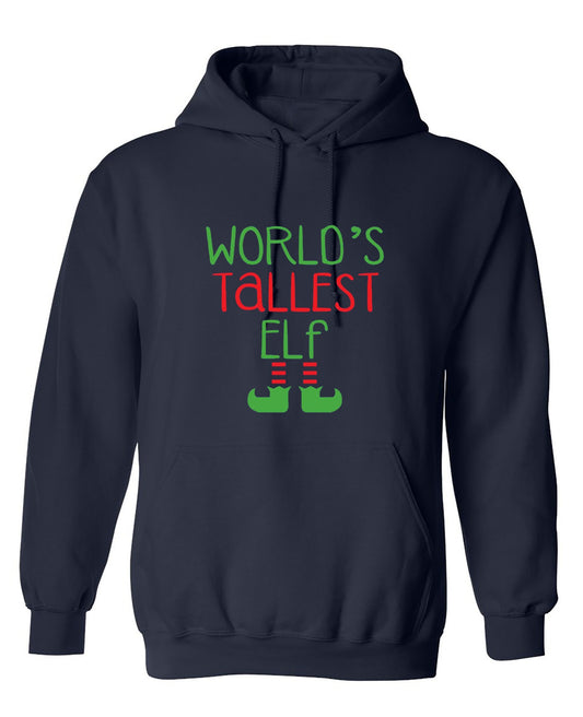 Funny T-Shirts design "World's Tallest Elf T-Shirt - Hoodie"
