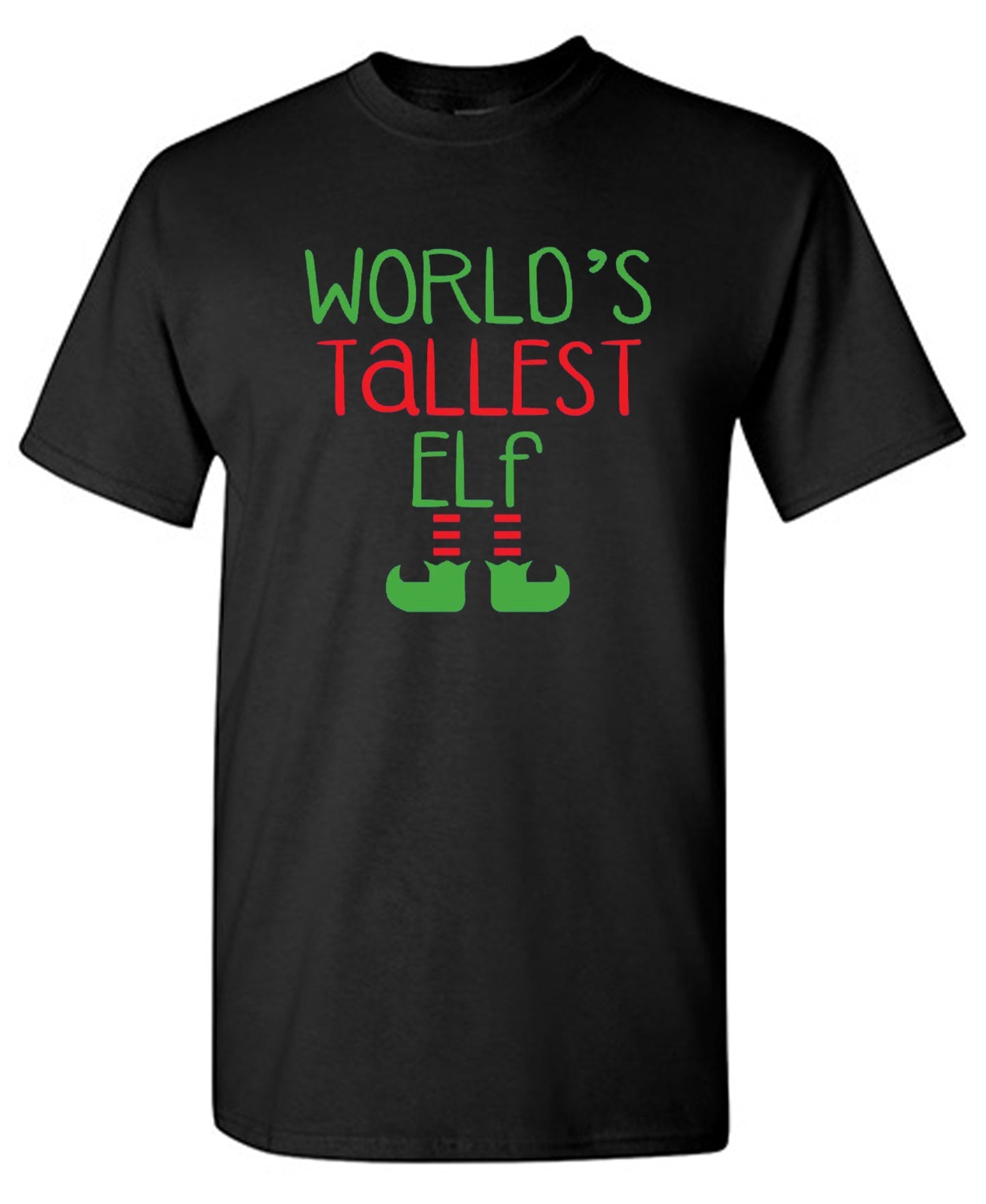 Funny T-Shirts design "World's Tallest Elf"