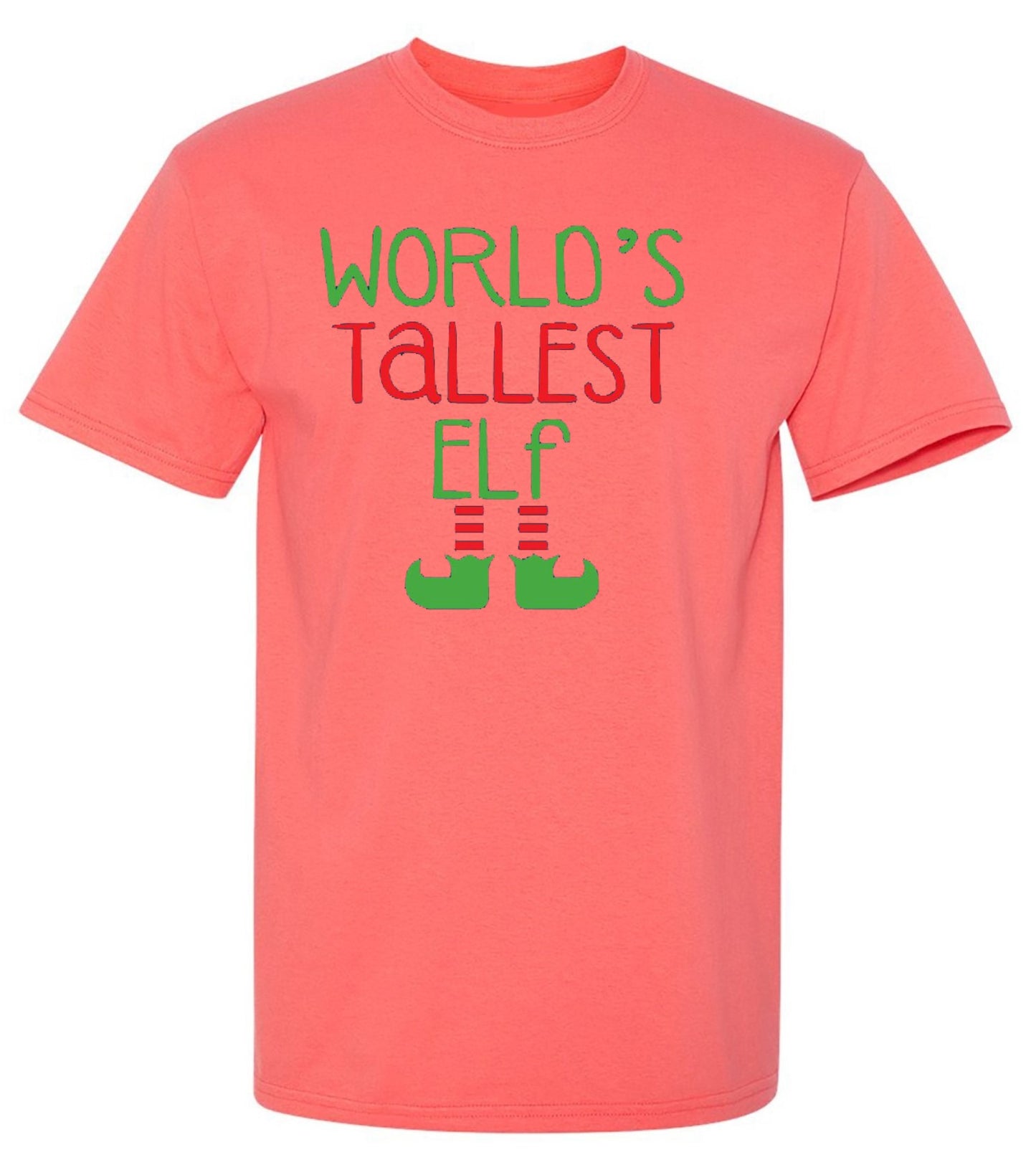 Funny T-Shirts design "World's Tallest Elf"