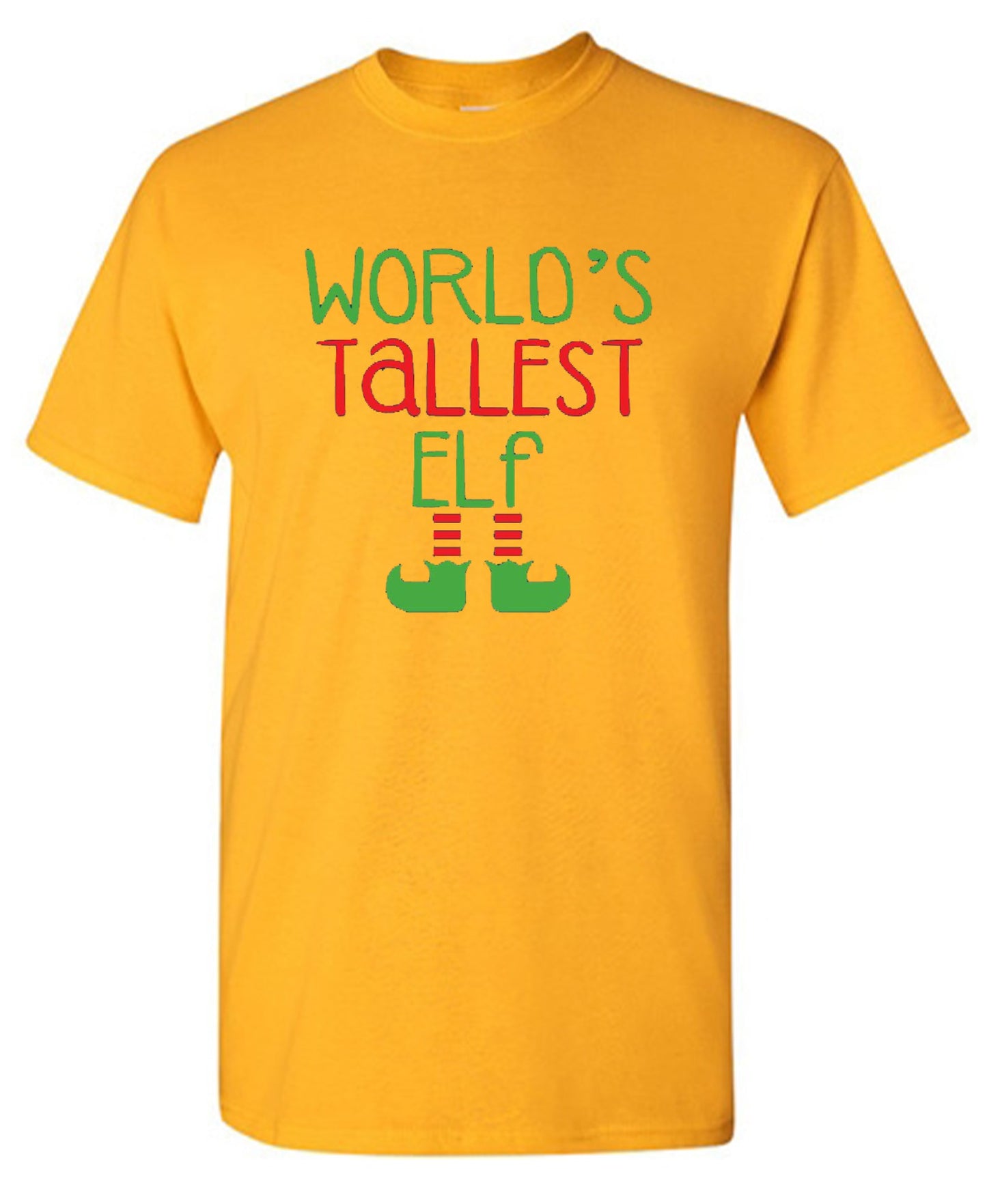 Funny T-Shirts design "World's Tallest Elf"