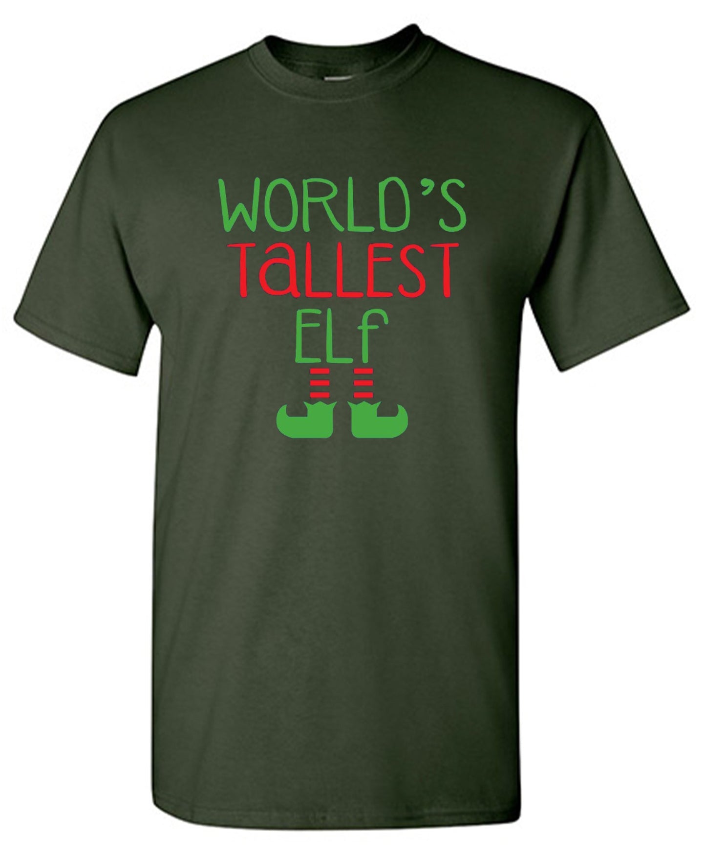 Funny T-Shirts design "World's Tallest Elf"