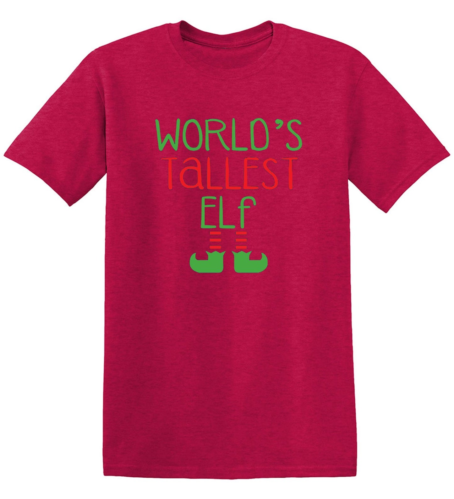 Funny T-Shirts design "World's Tallest Elf"