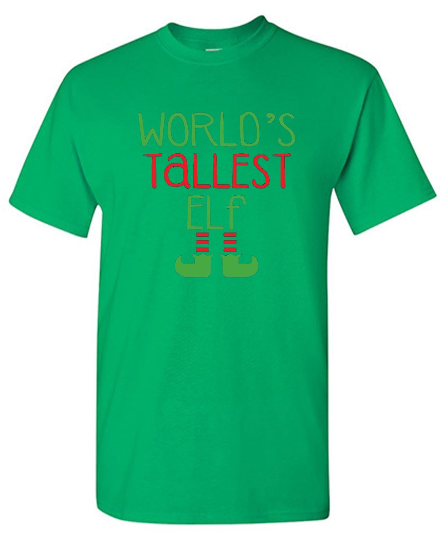 Funny T-Shirts design "World's Tallest Elf"