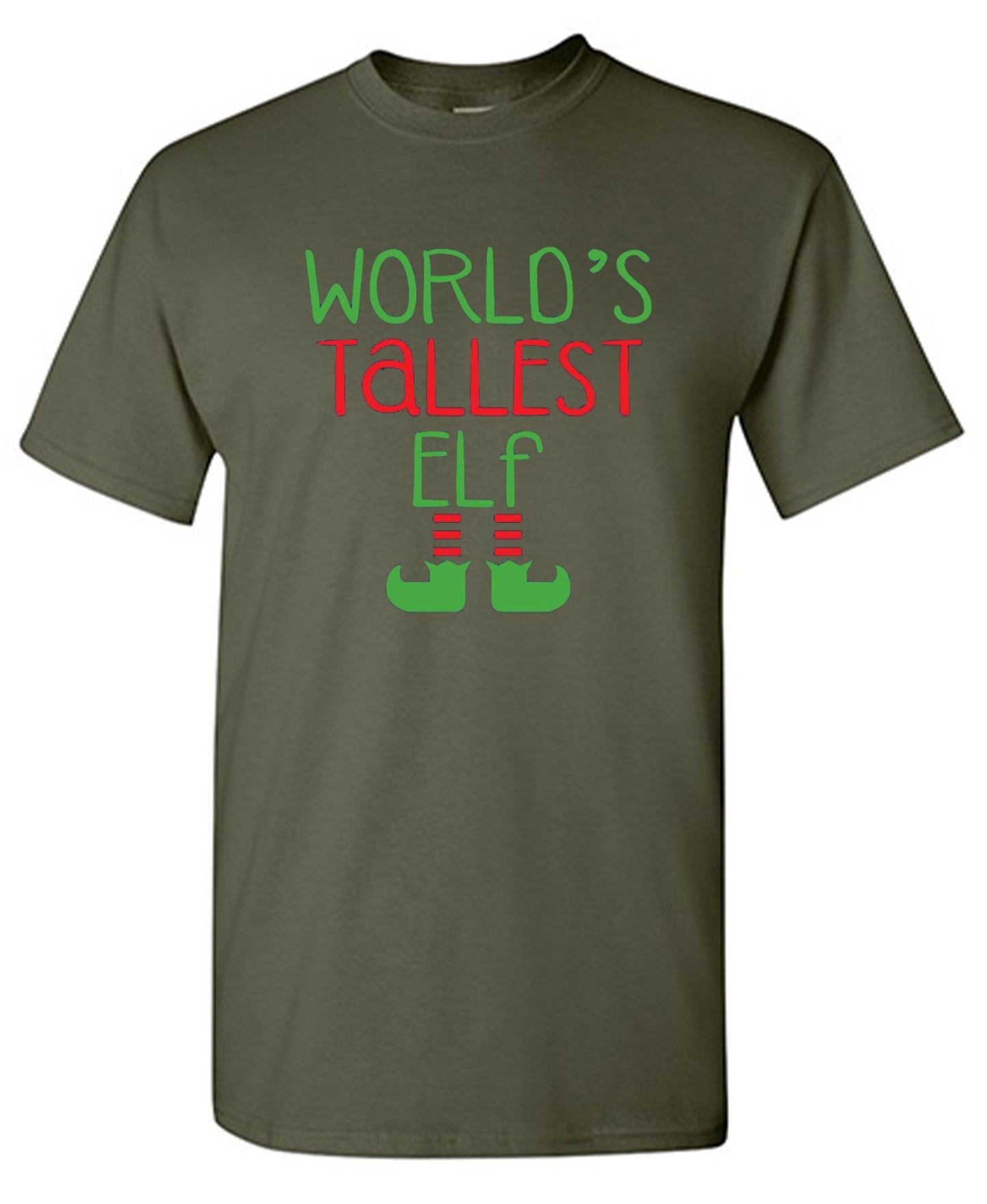 Funny T-Shirts design "World's Tallest Elf"