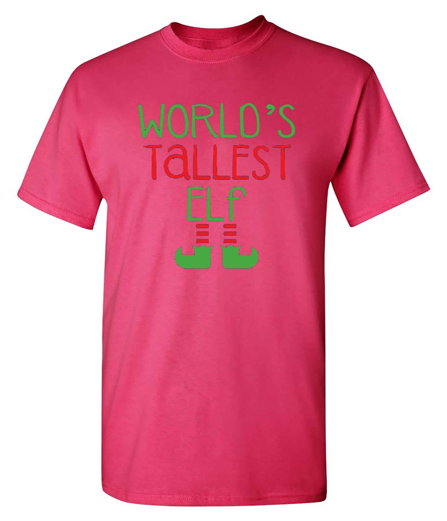 Funny T-Shirts design "World's Tallest Elf"