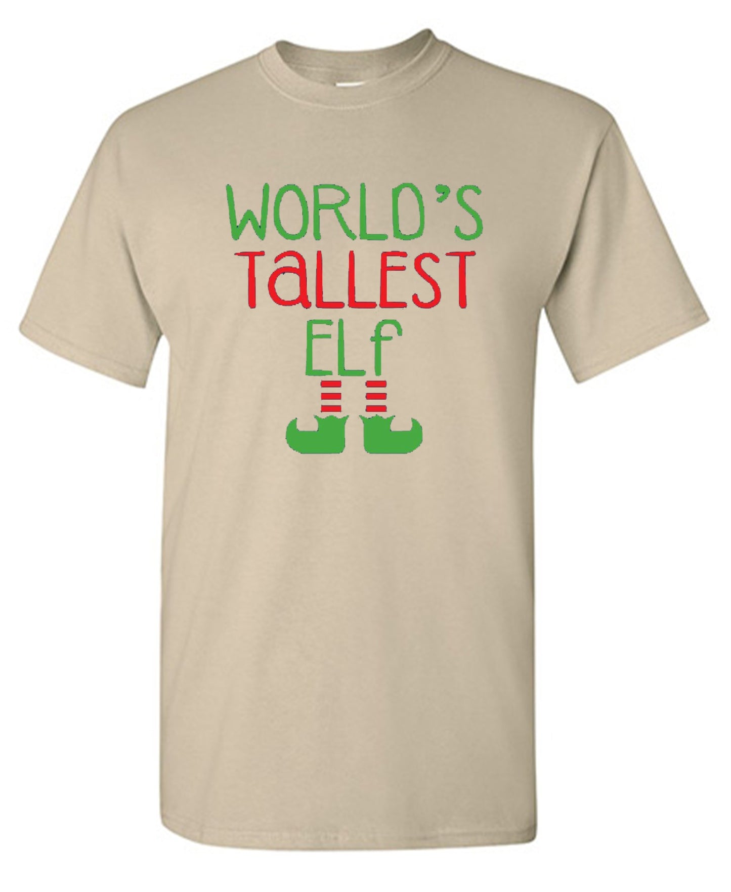 Funny T-Shirts design "World's Tallest Elf"