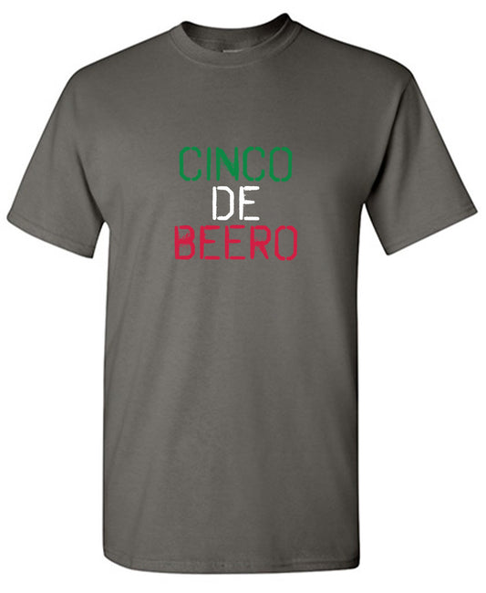 Funny T-Shirts design "Cinco de Beero Funny T-Shirt - Youth"