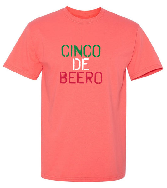 Funny T-Shirts design "Cinco de Beero Funny T-Shirt"