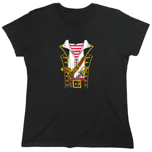 Funny T-Shirts design "Pirate Outfit  T-shirt - Womens"