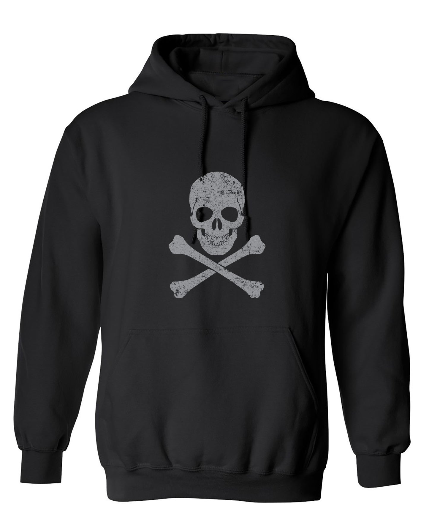 Funny T-Shirts design "Grey Skull & Bones Mens T-Shirt"