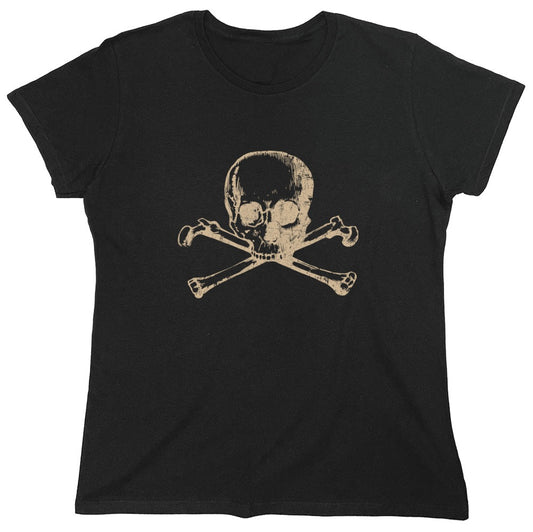 Funny T-Shirts design "Human Skull Shirt - Womens"