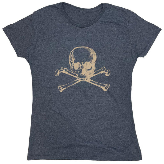 Funny T-Shirts design "Human Skull Shirt - Womens"