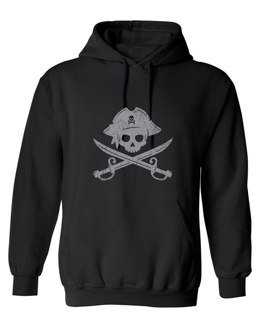 Funny T-Shirts design "Cross Swords Pirate T-Shirt - Hoodie"
