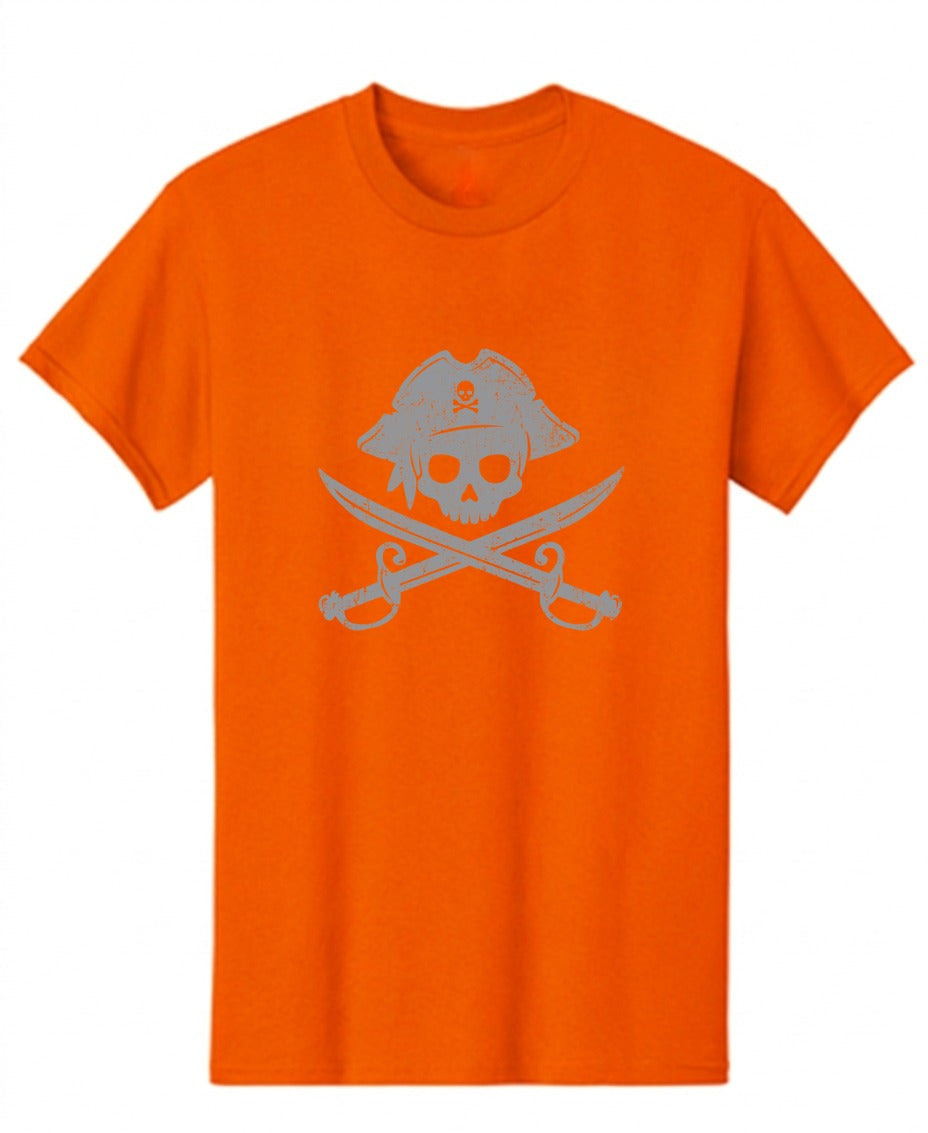 Funny T-Shirts design "Cross Swords Pirate T-Shirt"
