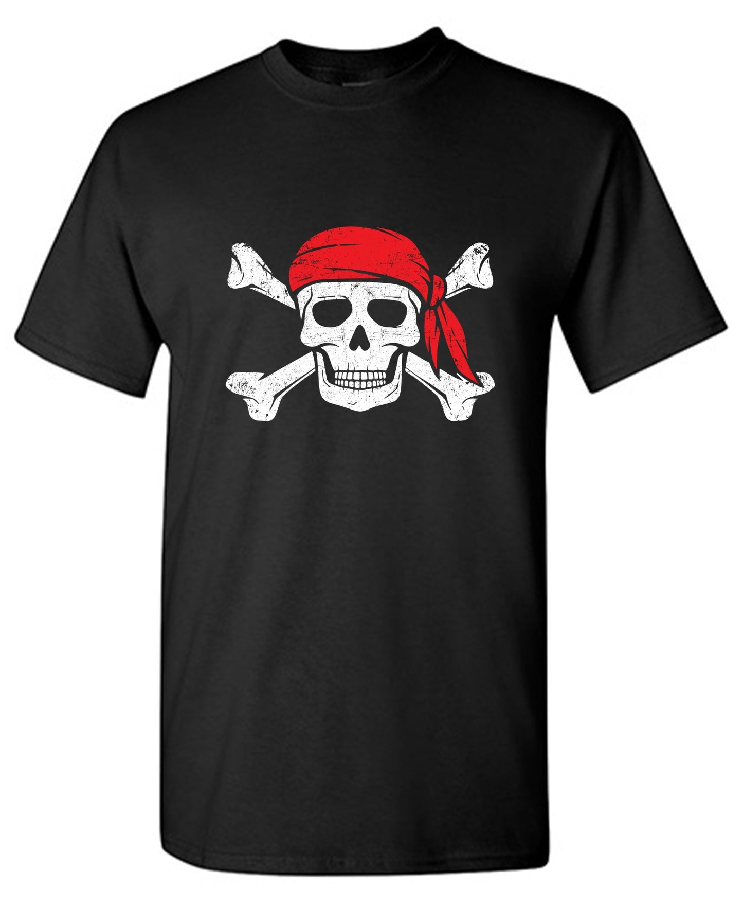 Funny T-Shirts design "Bandana Skull Mens T-Shirt"