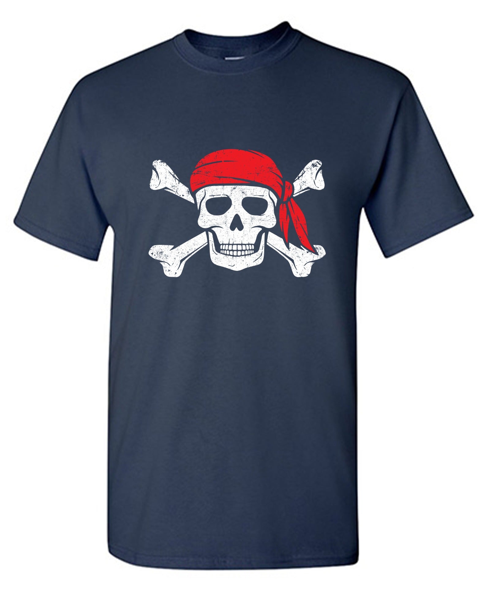 Funny T-Shirts design "Bandana Skull Mens T-Shirt"