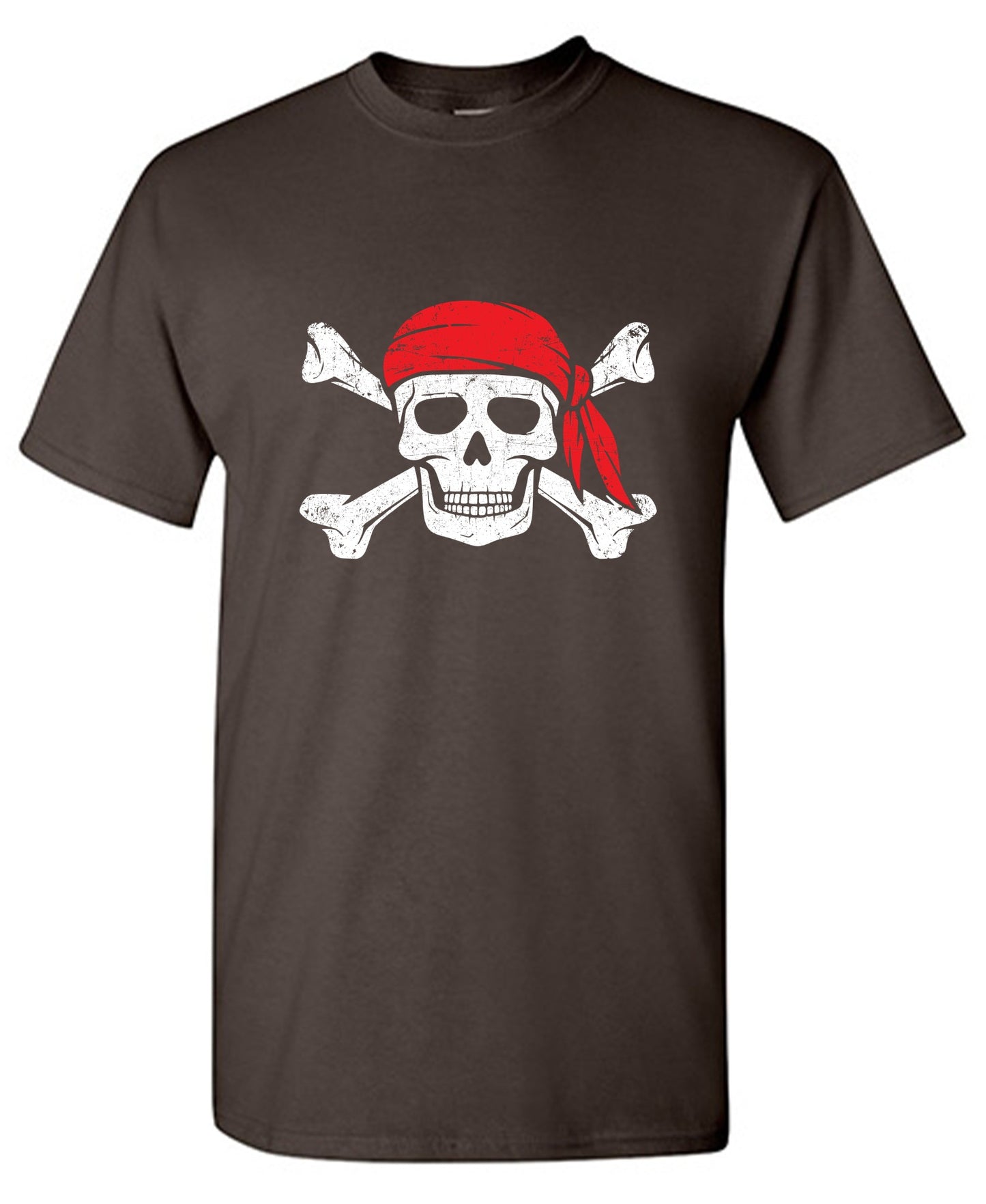 Funny T-Shirts design "Bandana Skull Mens T-Shirt"