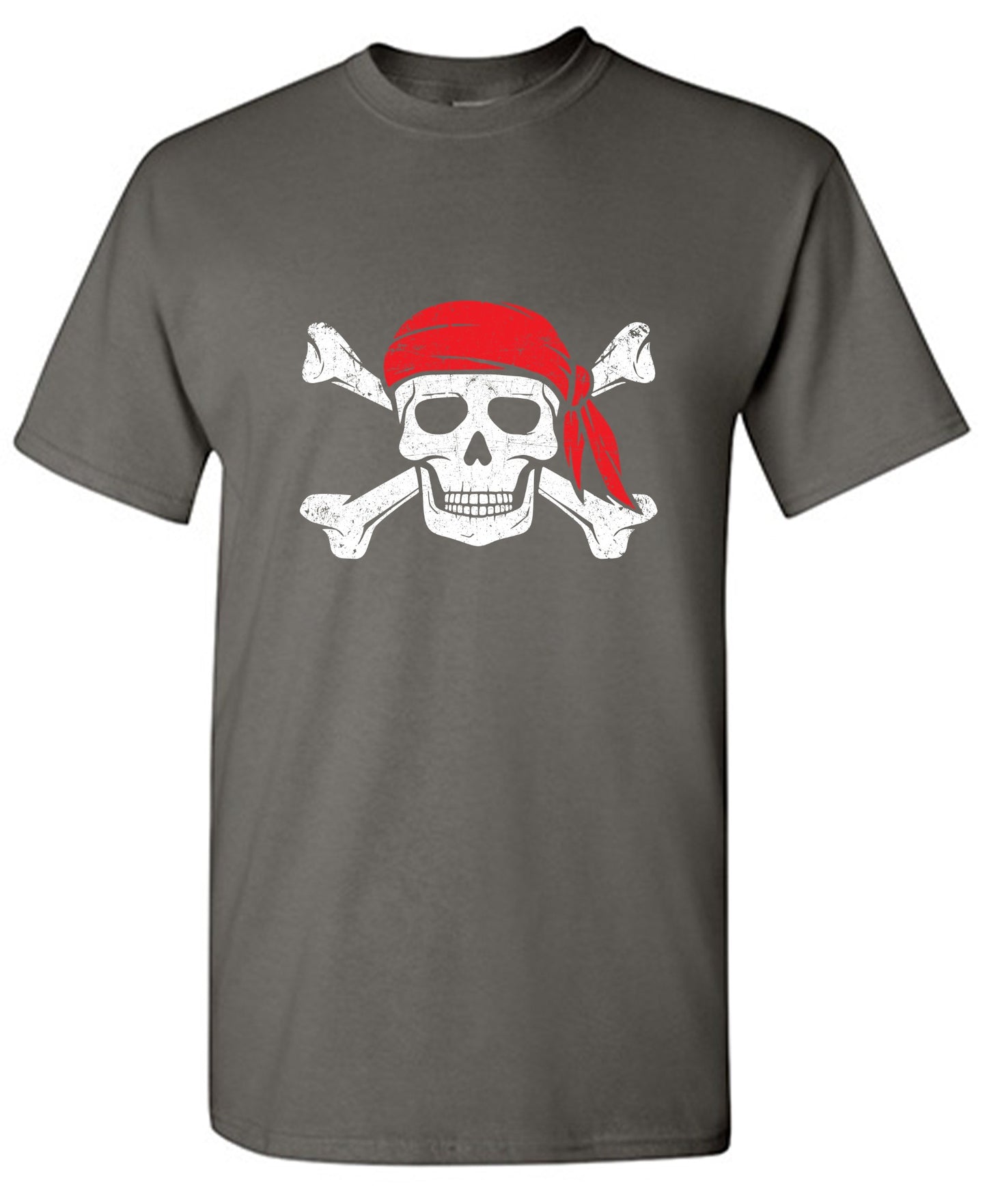 Funny T-Shirts design "Bandana Skull Mens T-Shirt"