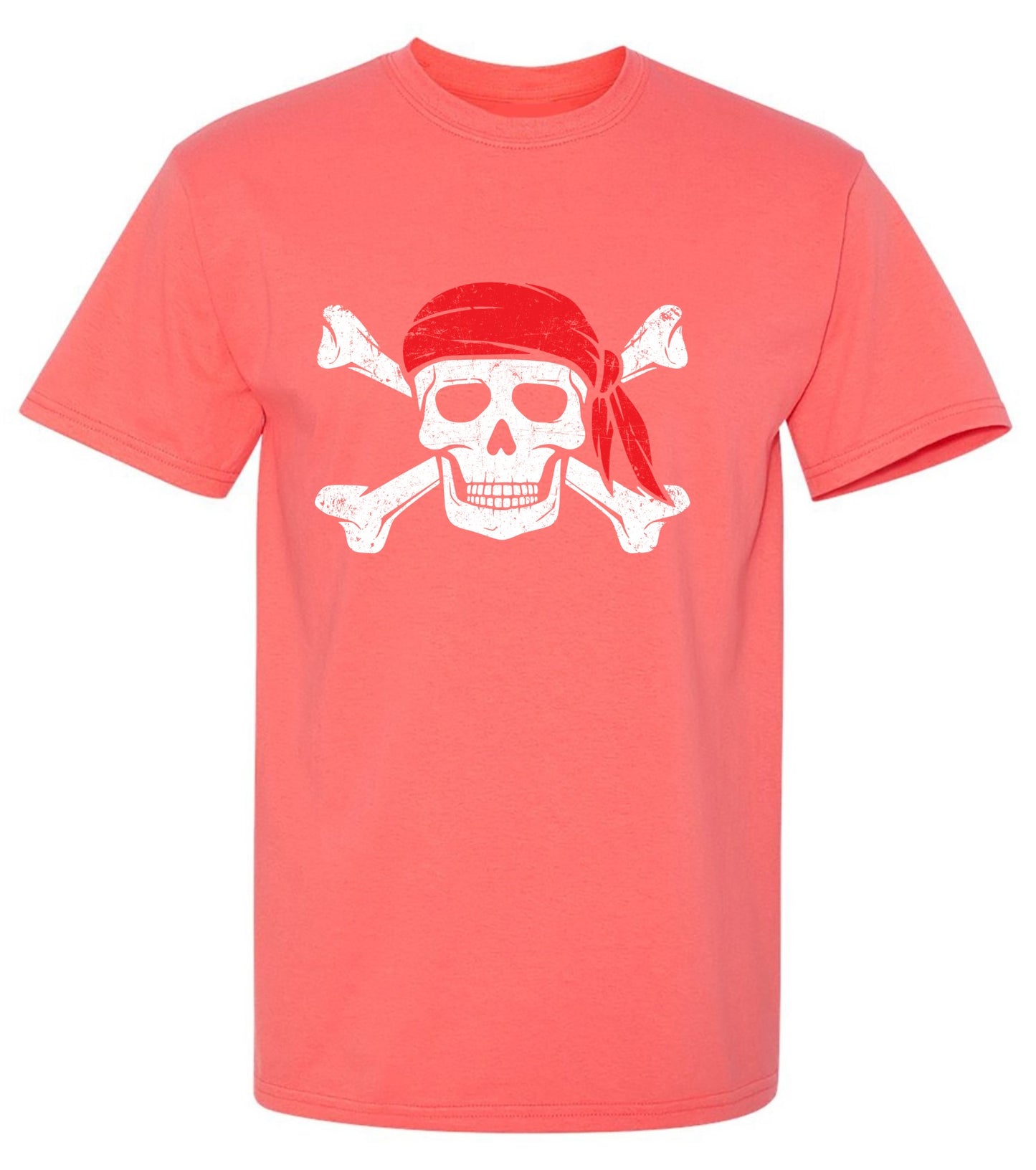 Funny T-Shirts design "Bandana Skull Mens T-Shirt"